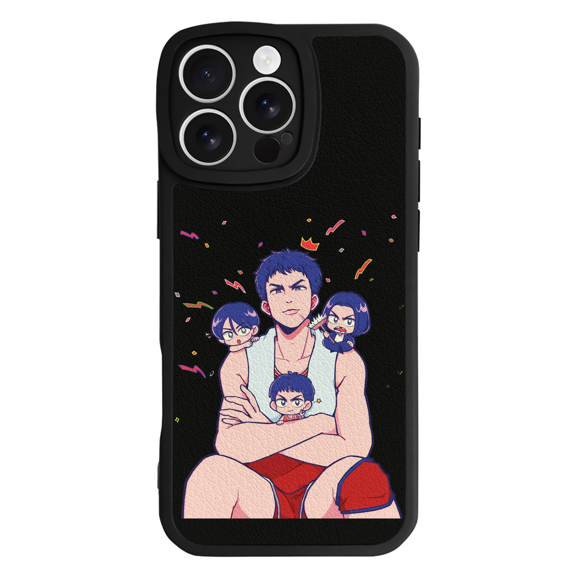 （画像用） SLAM DUNK／スラムダンク 【iPhone 16シリーズ対応】シリコンスマホケース（レザー調） 材質：シリコン